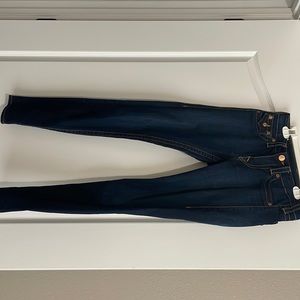 True religion dark denim skinny jeans